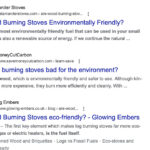 Are wood burning stoves environmentally friendly